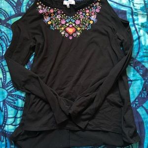 Disney signed black shirt